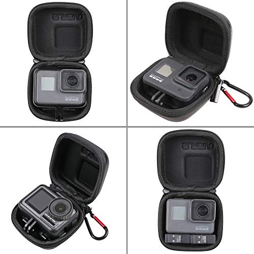 SUREWO Estuche de Transporte Resistente al Agua Compatible con GoPro Hero 7 / (2018) / 6/5 Black, Session 5/4, Hero 3 +, dji Osmo Action, AKASO/Campark/YI Action Camera y más (Mini)