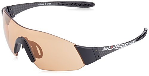 Swiss Eye Sport Gafas C de Shield S Plateado Black Carbon Talla:Talla única