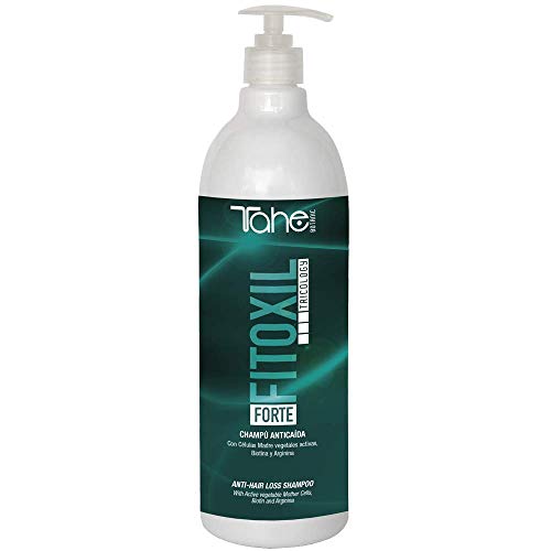 Tahe Fitoxil Forte Champú Anticaída Frena la Caída y Estimula el Crecimiento del Cabello con Células Madre Vegetales Activas Biotina y Arginina 1000 ml