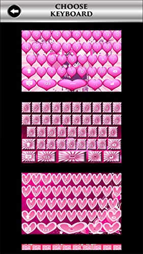 Teclados de Amor Rosa