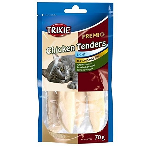 Trixie - Bolsa Snack Tiras De Pollo Light Gatos 100G
