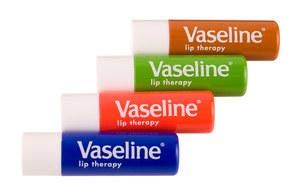 Vaseline Lip Therapy Stick with Petroleum Jelly (Original, Aloe Vera, Rosy Lips, Cocoa Butter)- 4pk
