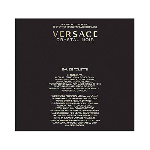 Versace Crystal Noir Agua de Colonia - 50 ml