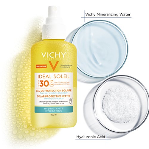 Vichy Ideal Soleil Sol Spray Agua Solar Hidratacion SPF 30, 200 ml