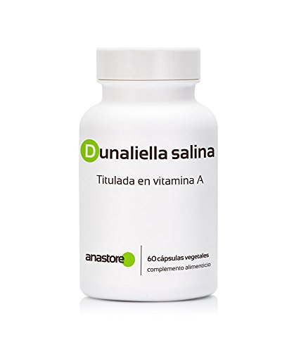 VITAMINA A * Retinol * 100% natural * Apta para VEGANOS * Procedente de la alga Dunaliella Salina * 16mg titulada al 30% en beta-caroteno * Calidad controlada por certificado de análisis