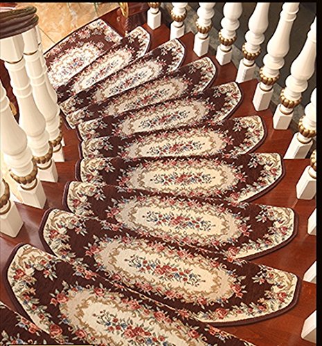 Zowred Vaporizador De Alfombras Alfombra De Escalera Autoadhesiva Textura Nórdica Ligera Hyococ (Size : 24 * 80cm)