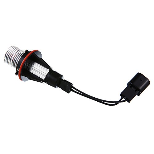 2pcs 1000LM Angel Eyes Luz de Coche LED Bombillas Halo Anillo Marcador 5W 6000K Blanco para BMW X5 E39 E53 E60 E63 E64