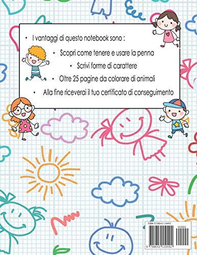 Alfabeto arabo di scrittura: Pratica per gli alunni della scuola materna: da 2 a 7 anni