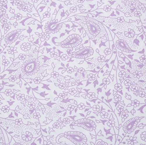 AmazonBasics - Funda de almohada de microfibra, 2 unidades, 50 x 80 cm - Lavanda Paisley