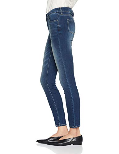 Armani Exchange 9,5 Ounces Stretch Mid Wash Vaqueros Skinny, Azul (Indigo Denim 1500), 40/L30 (Talla del Fabricante: 26) para Mujer