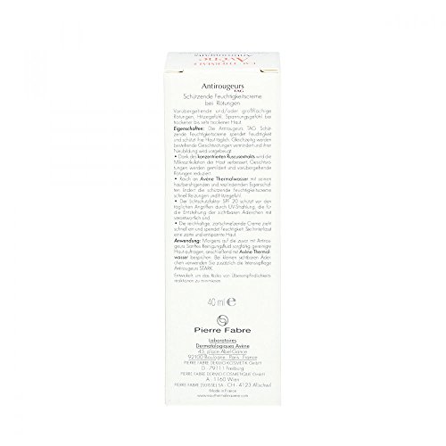 Avene Antirougeurs Jour Antirrojeces Hidratante Protector Crema SPF20 40ml