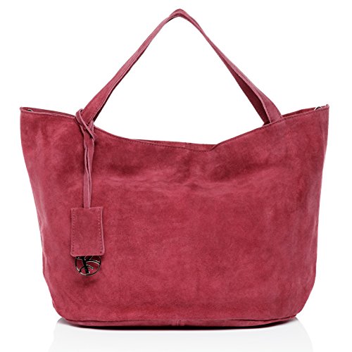 BACCINI® Bolso Tipo Tote Bag Selma Bolso de Mano Bolso de Hombro Piel Rosa