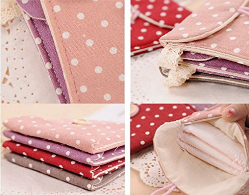 BIGBOBA monederos de mujer de tejido, pequeños, para almacenar llaves, móvil, barra de labios, tarjetas (2pcs)