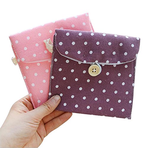 BIGBOBA monederos de mujer de tejido, pequeños, para almacenar llaves, móvil, barra de labios, tarjetas (2pcs)