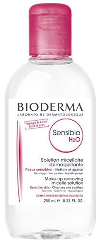 Bioderma Sensibio H2O, Limpiador Micelar y Desmaquillador, 250 ml