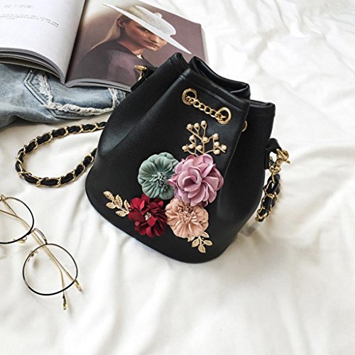 Bolso Bandolera Mujer Pequeños de Piel Bolsos de Hombro Niña por ESAILQ I