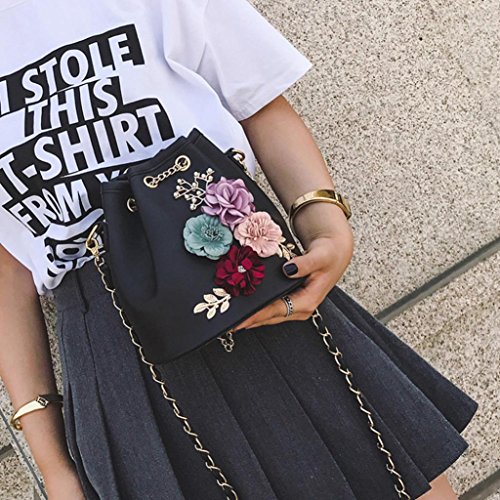 Bolso Bandolera Mujer Pequeños de Piel Bolsos de Hombro Niña por ESAILQ I