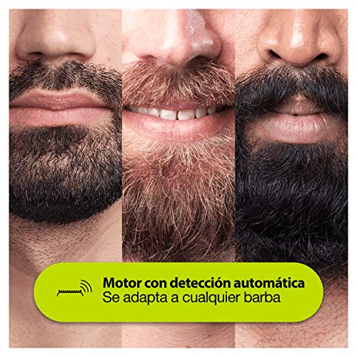 Braun Recortadora MGK5280 9 en 1, Máquina recortadora de barba, set de depilación corporal y cortapelos para hombre, color negro/azul