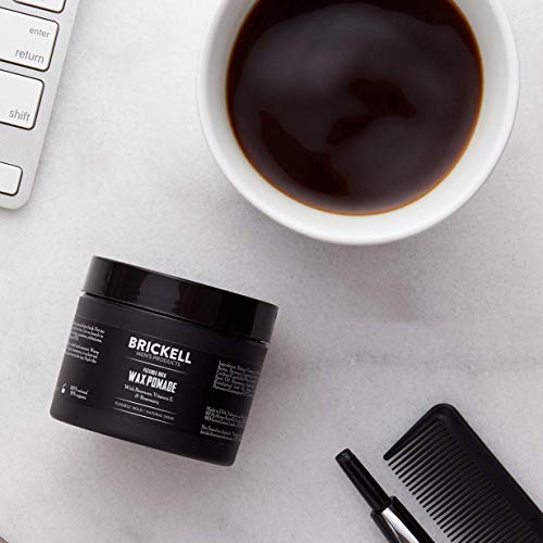 Brickell Men’s Products – Pomada para el Pelo Fijación Flexible para Hombres – Natural y Orgánica – 59 ml