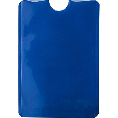 Bullet - Tarjetero RFID para teléfonos (9.2 x 6.4 cm) (Azul eléctrico)