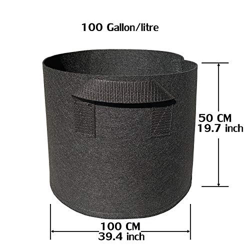 Chiatai Bolsas de Cultivo de Plantas, Maceta de Tela para Bolsas de contenedores de jardinería de Patatas para plantación de hortalizas de vivero