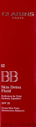 Clarins Bb Skin Detox Fluid Spf25#02-Medium 45 Ml 1 Unidad 450 g