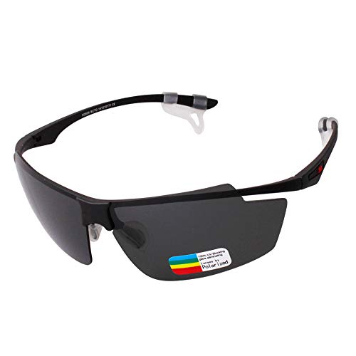 COCKE Gafas De Ciclismo Polarizadas, Gafas De Sol para Hombres Y Mujeres, Lentes De Protección UV, Gafas De Bicicleta, con Correas para Montar, Conducir, Pescar, Golf, Deportes, Gafas De Sol,A
