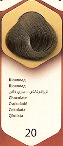 Color time, tinte permanente para el cabello de color chocolate 20