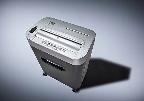 Dahle PaperSAFE 22092 - Destructora de papel (10 hojas, nivel P-4, papelera de 12 L), color negro y plateado