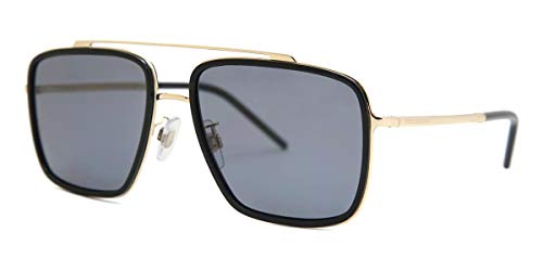Dolce & Gabbana 0DG2220 Gafas de Sol, Gold/Black, 57 para Hombre