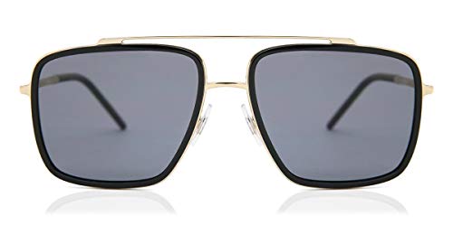 Dolce & Gabbana 0DG2220 Gafas de Sol, Gold/Black, 57 para Hombre