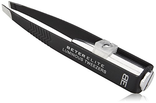 Elite pinza depilar oblicua con luz.