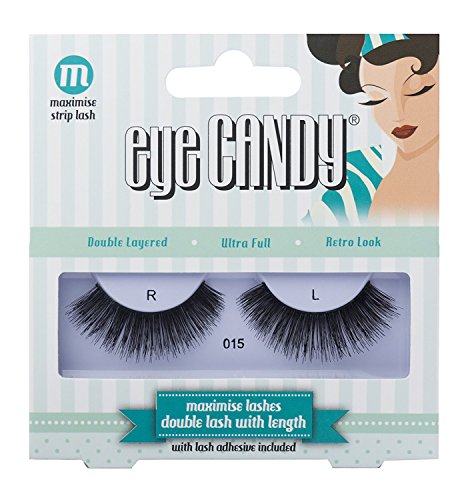 Eye Candy Volumise Pestañas postizas, estilo años 50, 015, aspecto natural Paquete de 2