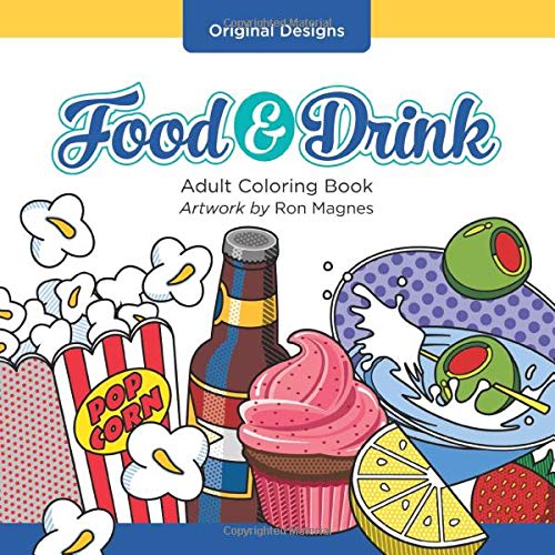 Food & Drink: Adult Coloring Book