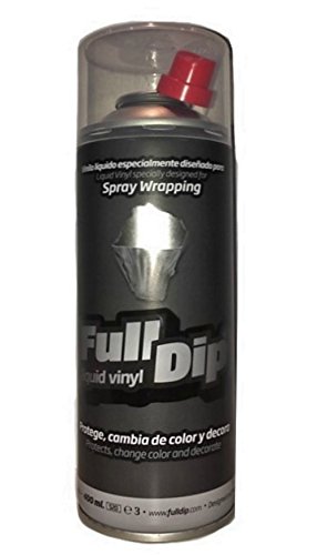 FullDip FLD0012 Vinilo Líquido, Ahumado Negro, 400 ml