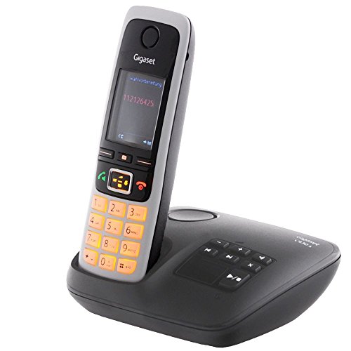 Gigaset C430A - Teléfono inalámbrico (DECT, 50 m, 300 m, 200 entradas) Negro