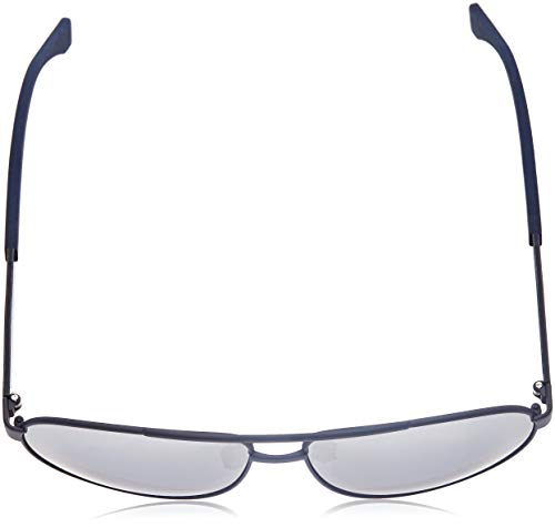 Hugo Boss BOSS 0752/F/S 9U KCS Gafas de sol, Azul (Mtblueecarbon/Grey Mesh Slv), 63 Unisex-Adulto