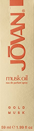 Jovan Oro Musk Eau de Parfum Natural Spray for Woman, 59 ml