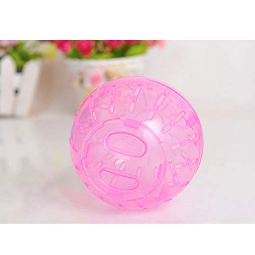 Juguete for Mascotas Pequeño hámster Ejecución de Bola, Color al Azar de Entrega, 10cm Huangchuxin