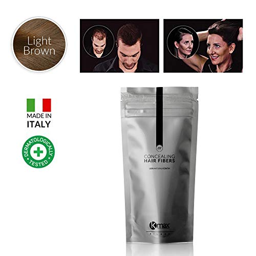 K-Max Recargas 50 gramos CASTAÑO CLARO Polvo de cabello voluminizador 100% Natural KMax