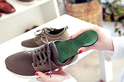 Kaps Plantillas Zapatos Carbón Activado, Paquete de 6 Pares de Plantillas para Mujeres y Hombres, Plantillas de Zapatos Unisex con Tecnología de Absorción de Olores, (46 EUR)