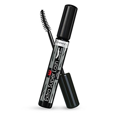 Kit 3 piezas Rimmel Mascara Volumen Extra Super Lash Curved Brush 101 Black 8 ml