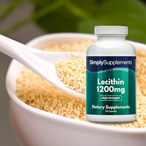 Lecitina 1200mg - ¡Bote para 8 meses! - 240 Cápsulas - SimplySupplements