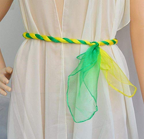 Liuer 20PCS Pañuelos de Baile,Malabares Mágicos de Seda y Pañuelo para Malabares Jardín de Infancia Show de Niños Danza del Vientre Chicas Actividades Fiesta Decoración y Juegos Accesorios
