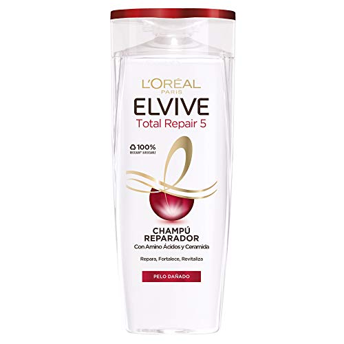 L'Oreal Paris Elvive Total Repair 5 Champú Reparador para El Pelo Dañado - 285 ml