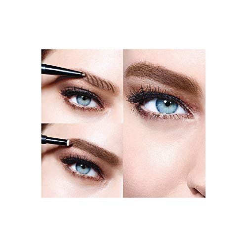 Maybelline New York Brow Satin, Lápiz de cejas, Tono 04 Dark Brown