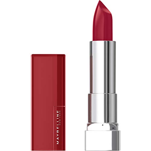 Maybelline New York - Color Sensational, Pintalabios Mate Hidratante, Tono 965 Siren in Scarlet