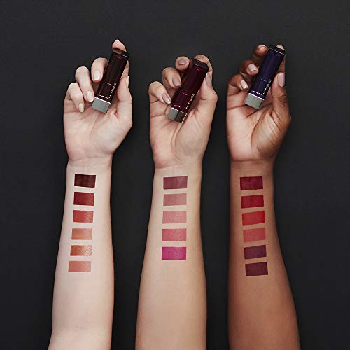 Maybelline New York - Color Sensational, Pintalabios Mate Hidratante, Tono 965 Siren in Scarlet