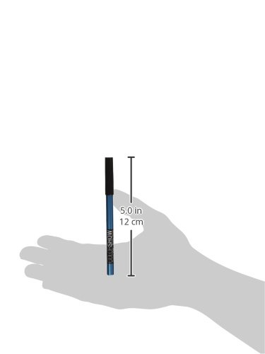 Maybelline New York - Lápiz Perfilador de Ojos Azul Turquesa Color Show, Tono 210 Turquoise Black
