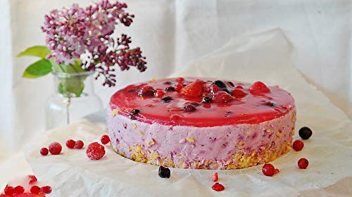 Moldes tartas bizcocho de silicona pastel reposteria horno quiche flan pasteles redondo Antiadherente 20 cm - Juego de 2 Moldes